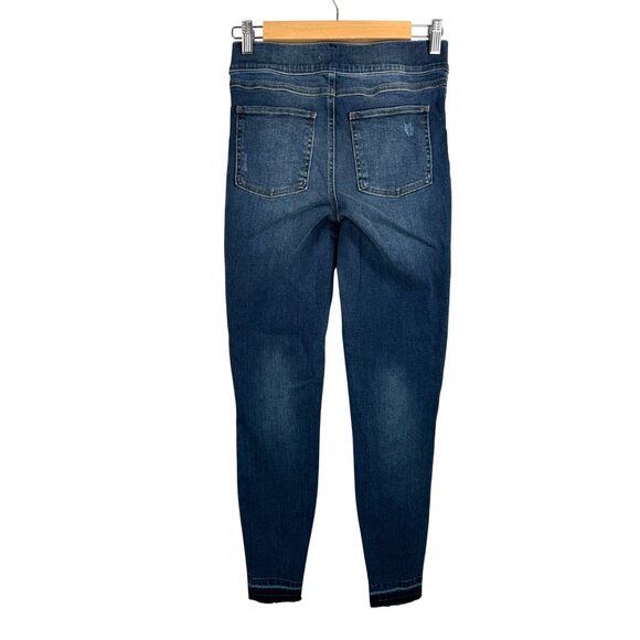 Spanx Distressed Skinny Jeans pull on boho 90s sz S/P - Picture 3 of 8